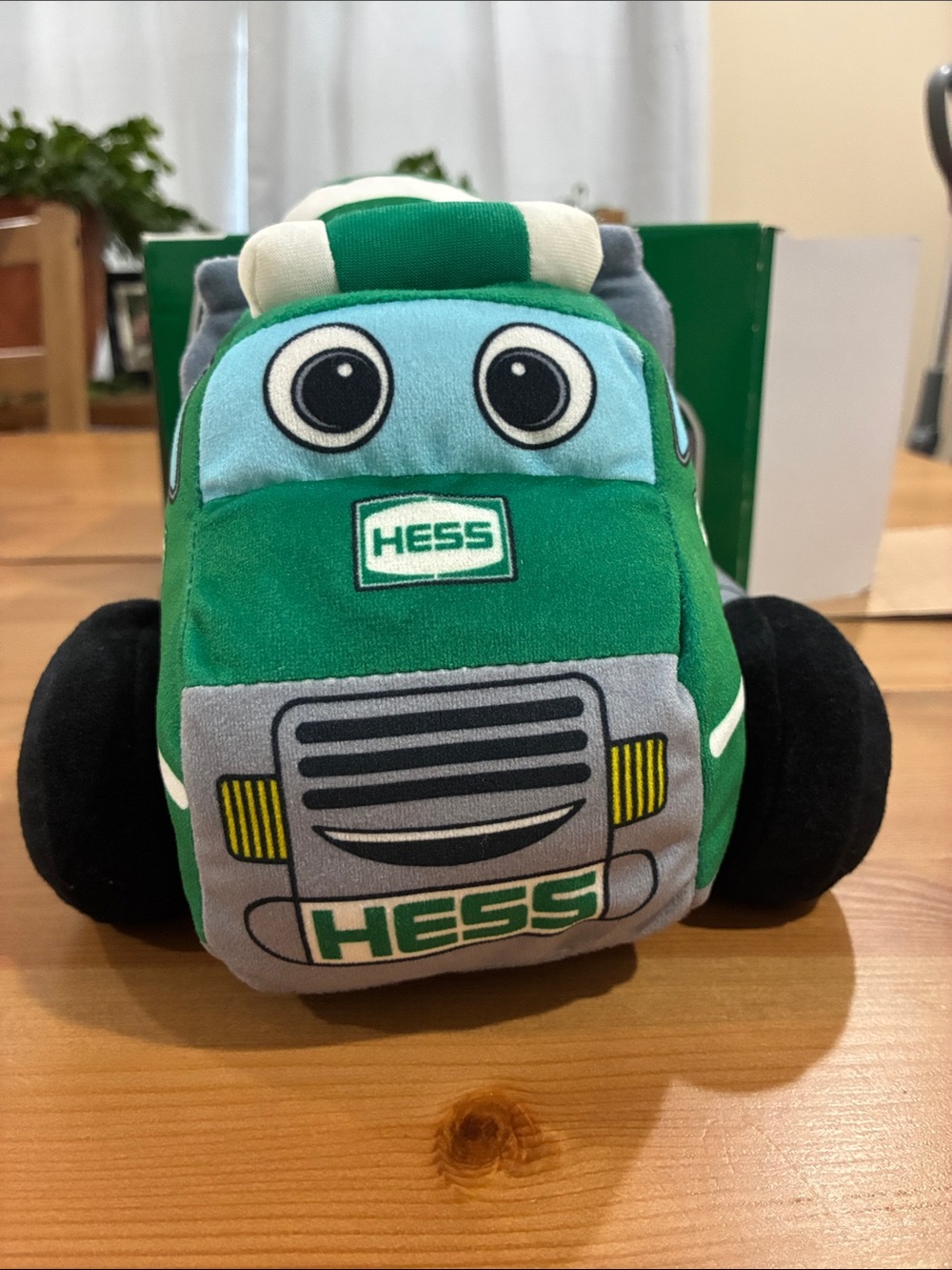 Hess Green Plush Toy Truck for Kids - Soft Stuffed Vehicle